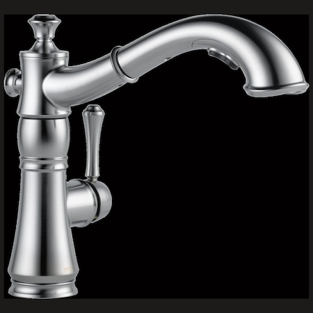 Delta Kitchen Faucet, 8" Mount, 1 or 3 Hole Commercial 4197-AR-DST